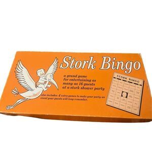 Vintage game Stork Bingo Leister Game Co